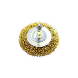 Brumby 150mm x 20mm Crimped Multi-Bore Wheel Brush