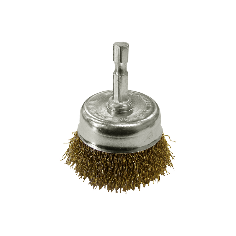 Brumby 50mm Spindle-Mounted Crimped Cup Brush - Josco NZ