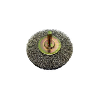 Josco 80mm High Speed Crimped Stainless Steel Wheel Brush