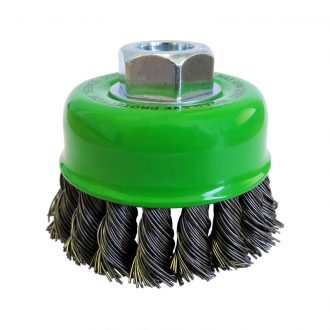 Josco 75mm Stainless Steel Multi-Thread Twistknot Cup Brush