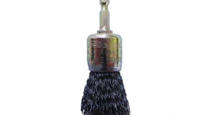 Josco 25mm Spindle-Mounted Crimped Cup (End) Brush