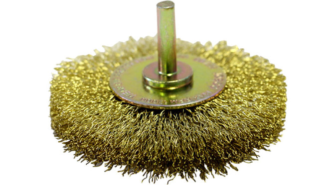 Josco 80mm x 15mm Brass High Speed Decarbonising Brush