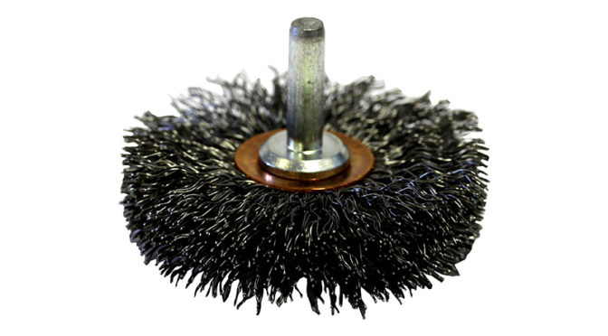 Josco 64mm High Speed Crimped Wheel Brush