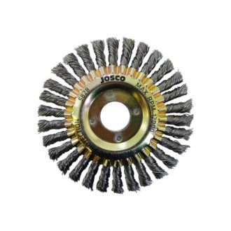 Josco 125mm Twistknot Pipeline Wheel Brush 30K