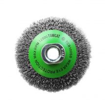 Tomcat 100mm Crimped 316 Stainless Steel Bevel Brush