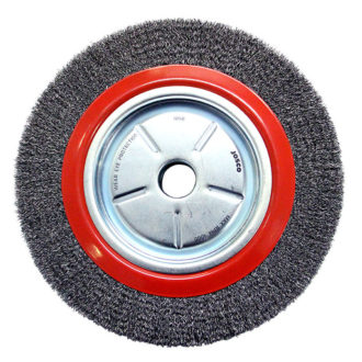 Josco 300mm x 50mm Crimped Wheel Brush