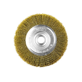 200mm x 12mm Crimped High Carbon Steel Wheel Brush